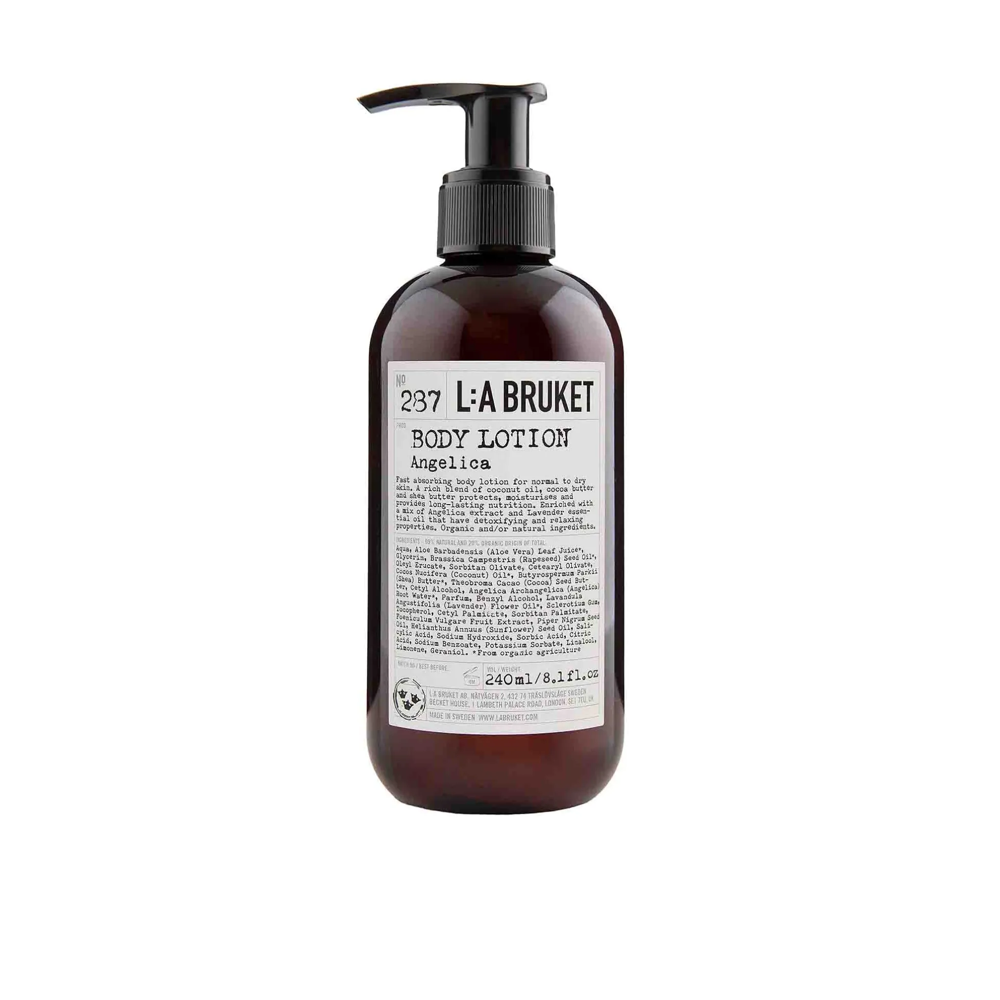 287 Body Lotion Angelica - L:A Bruket