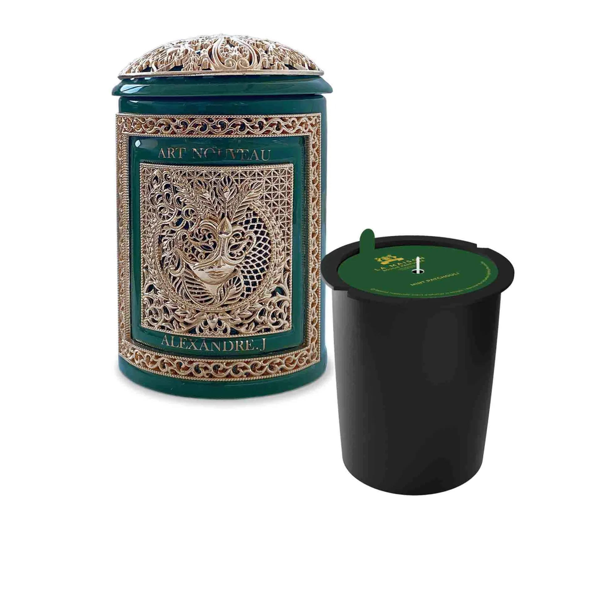 Deep Emerald Candle Set - Alexandre.J