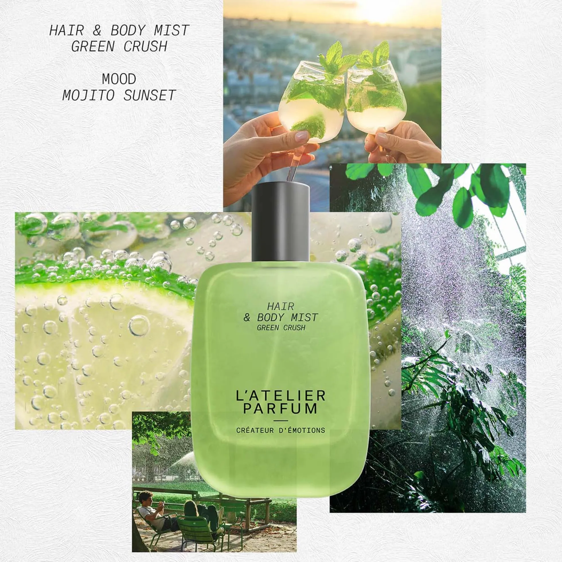 Green Crush Hair and Body Mist - L'Atelier Parfum