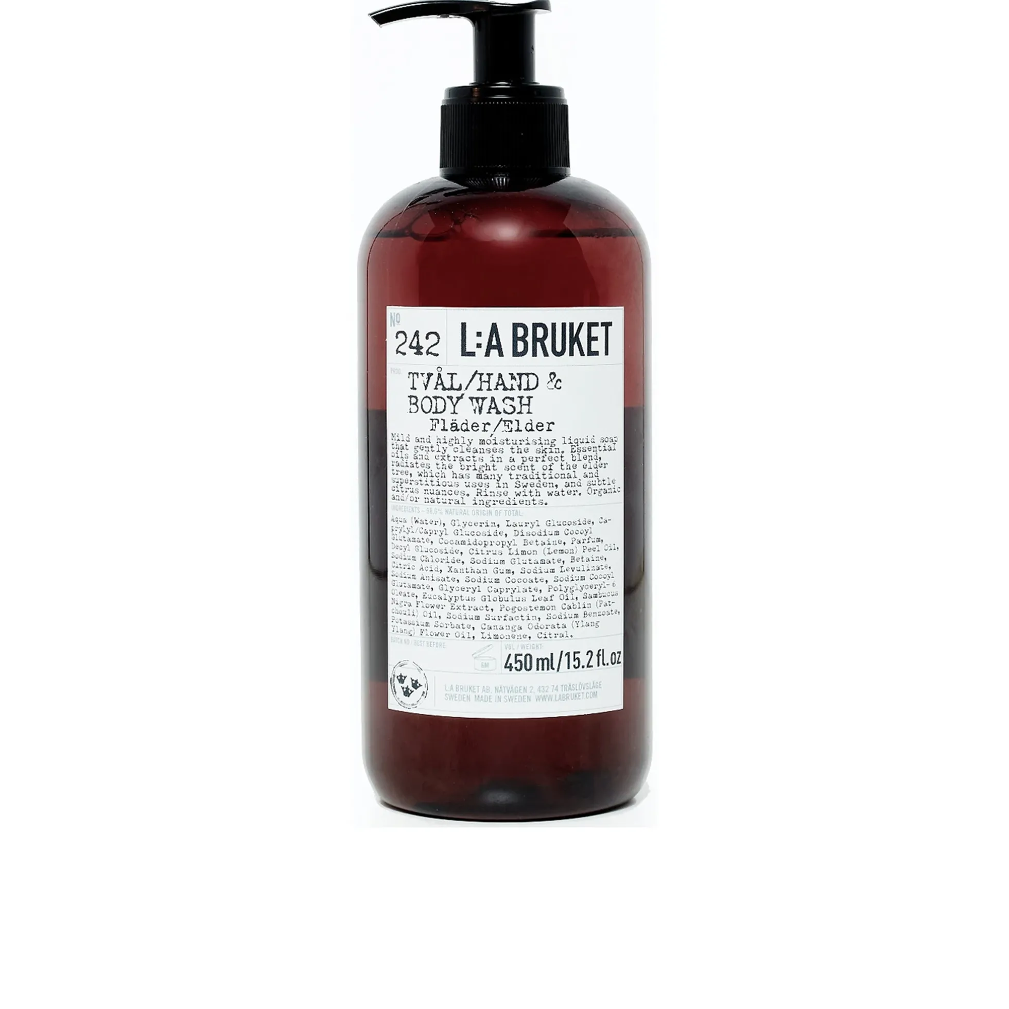 242 Hand & Body Wash Elder - L:A Bruket