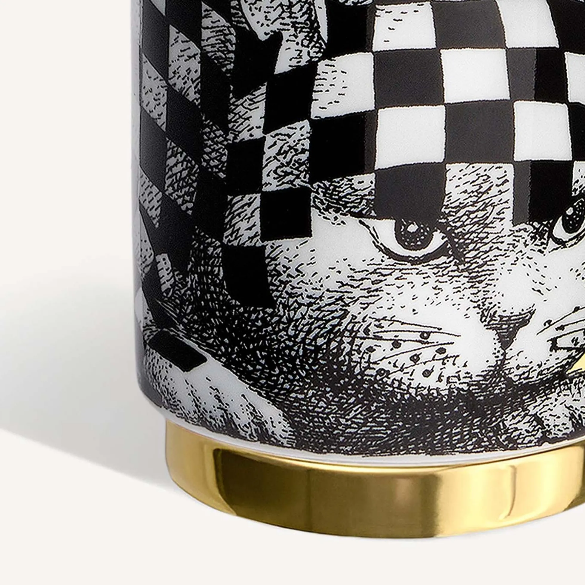 High Fidelity Quadrettato Candela Immaginazione - Fornasetti