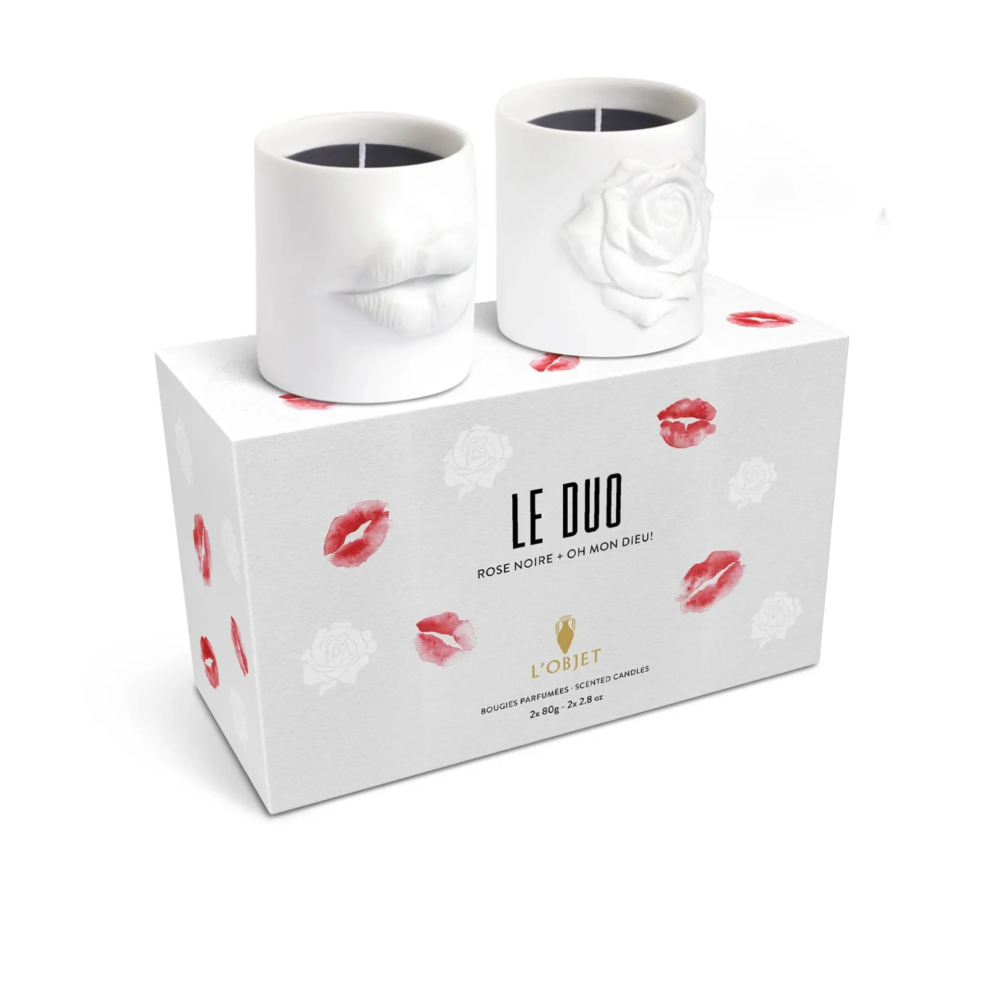 Le Duo Oh Mon Dieu! + Rose Noire Candles - L'Objet