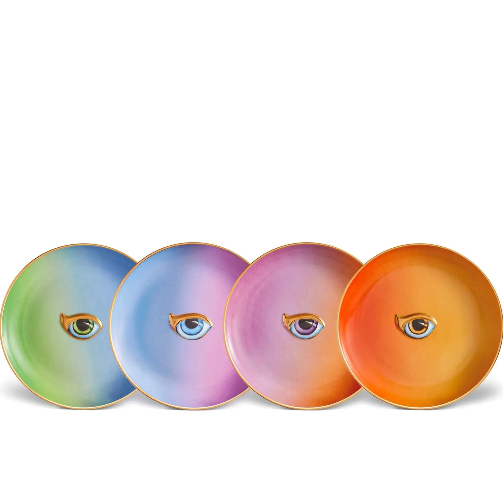 Lito Plate Purple Orange - L'Objet