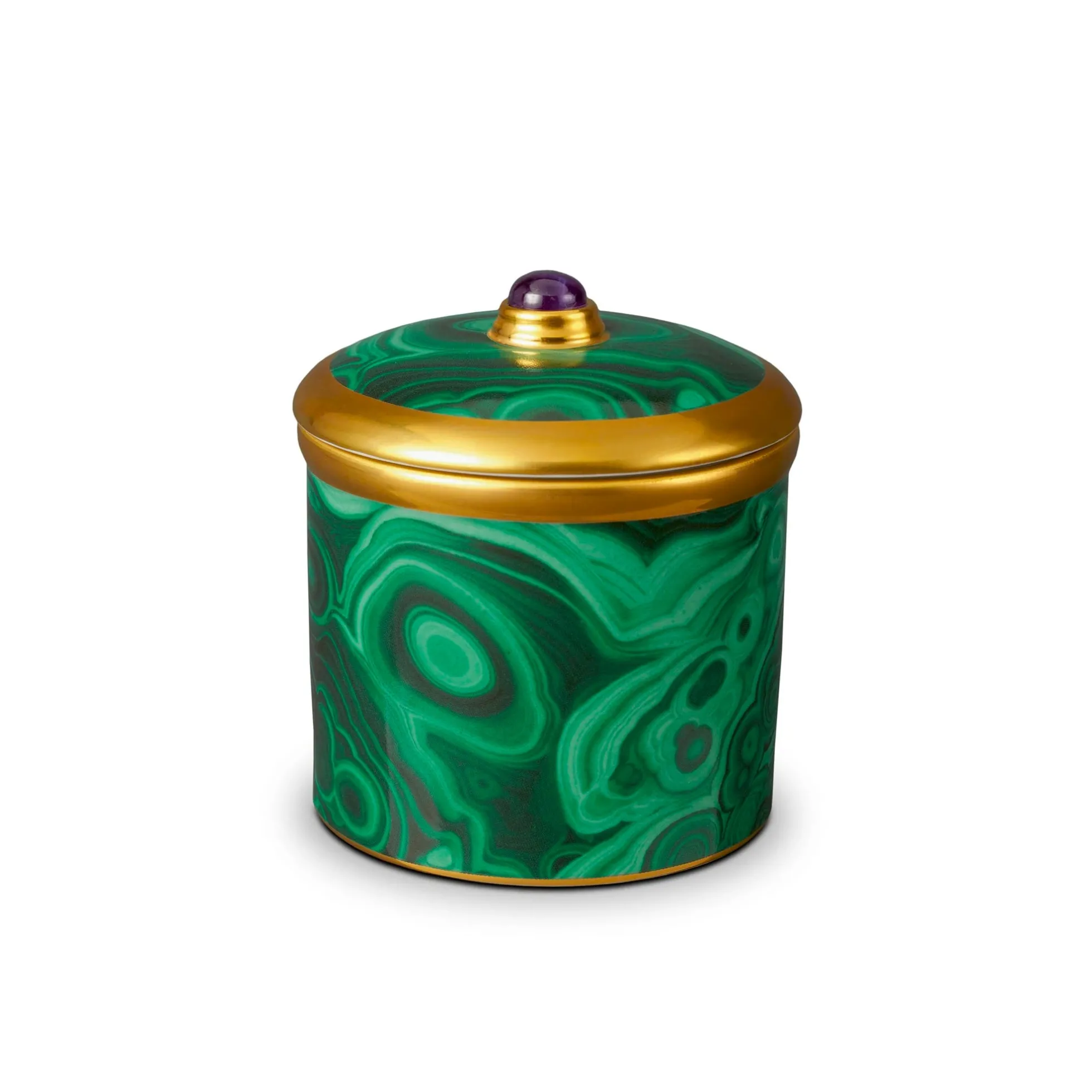 Malachite Candle - L'Objet