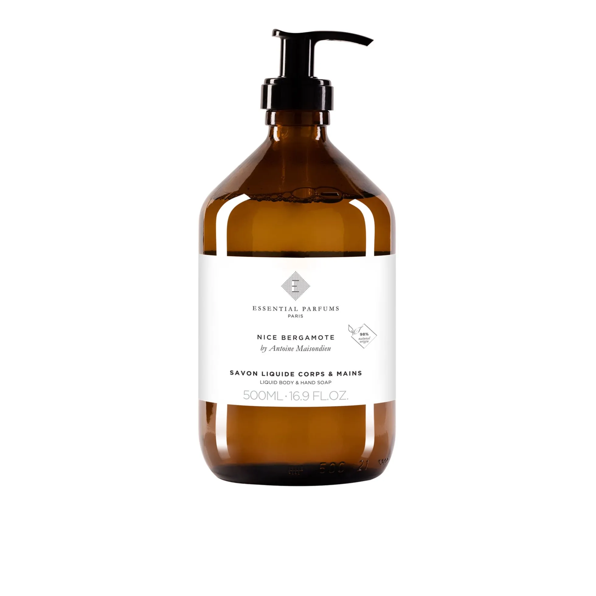 Nice Bergamote Sapone Liquido Corpo e Mani - Essential Parfums