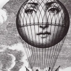 Piatto Tema e Variazioni n.93 B/N - Fornasetti