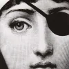 Piatto Tema e Variazioni N.8 B/N - Fornasetti