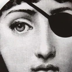 Piatto Tema e Variazioni N.8 B/N - Fornasetti