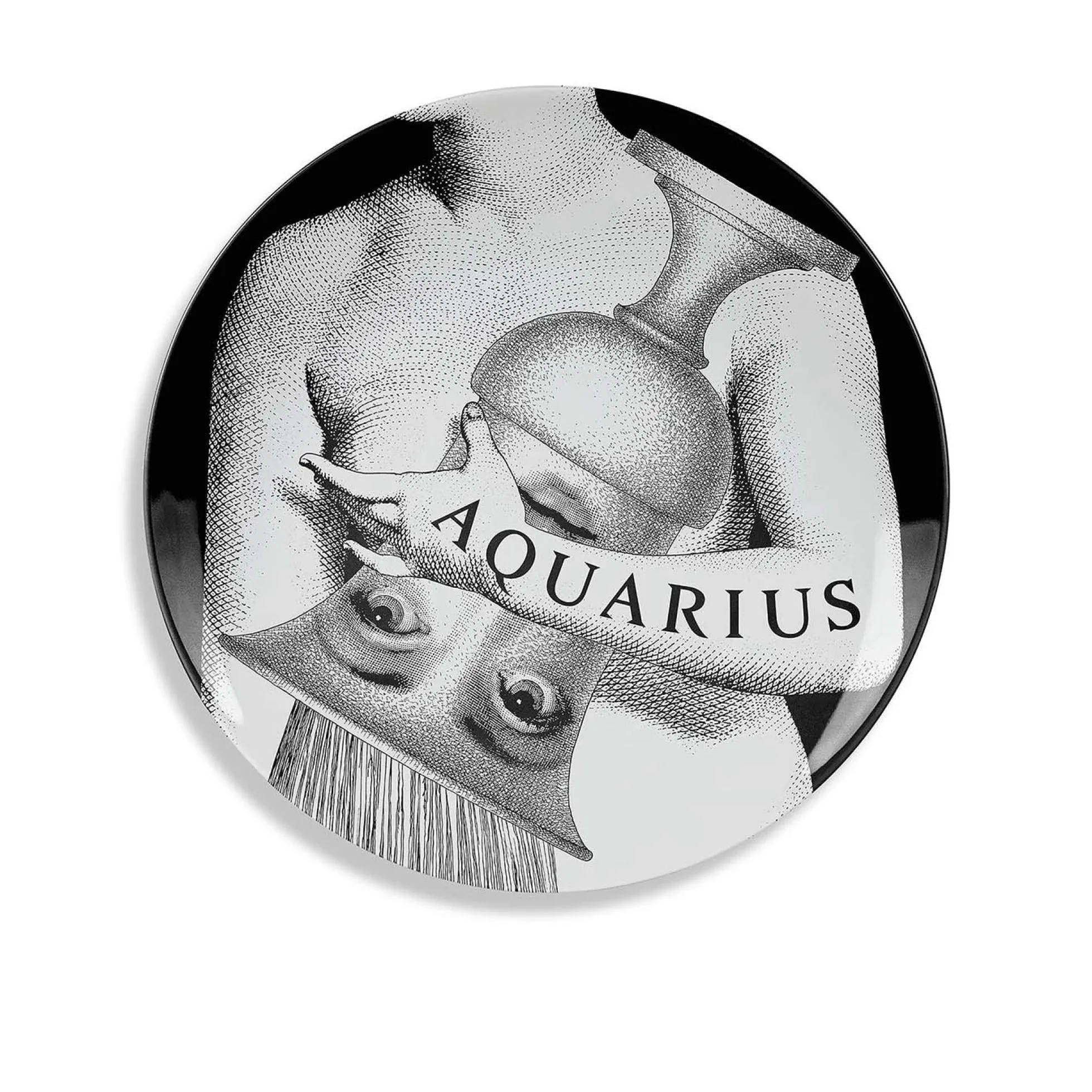 Piatto Zodiaco Aquario Tema e Variazioni N. 358 - Fornasetti