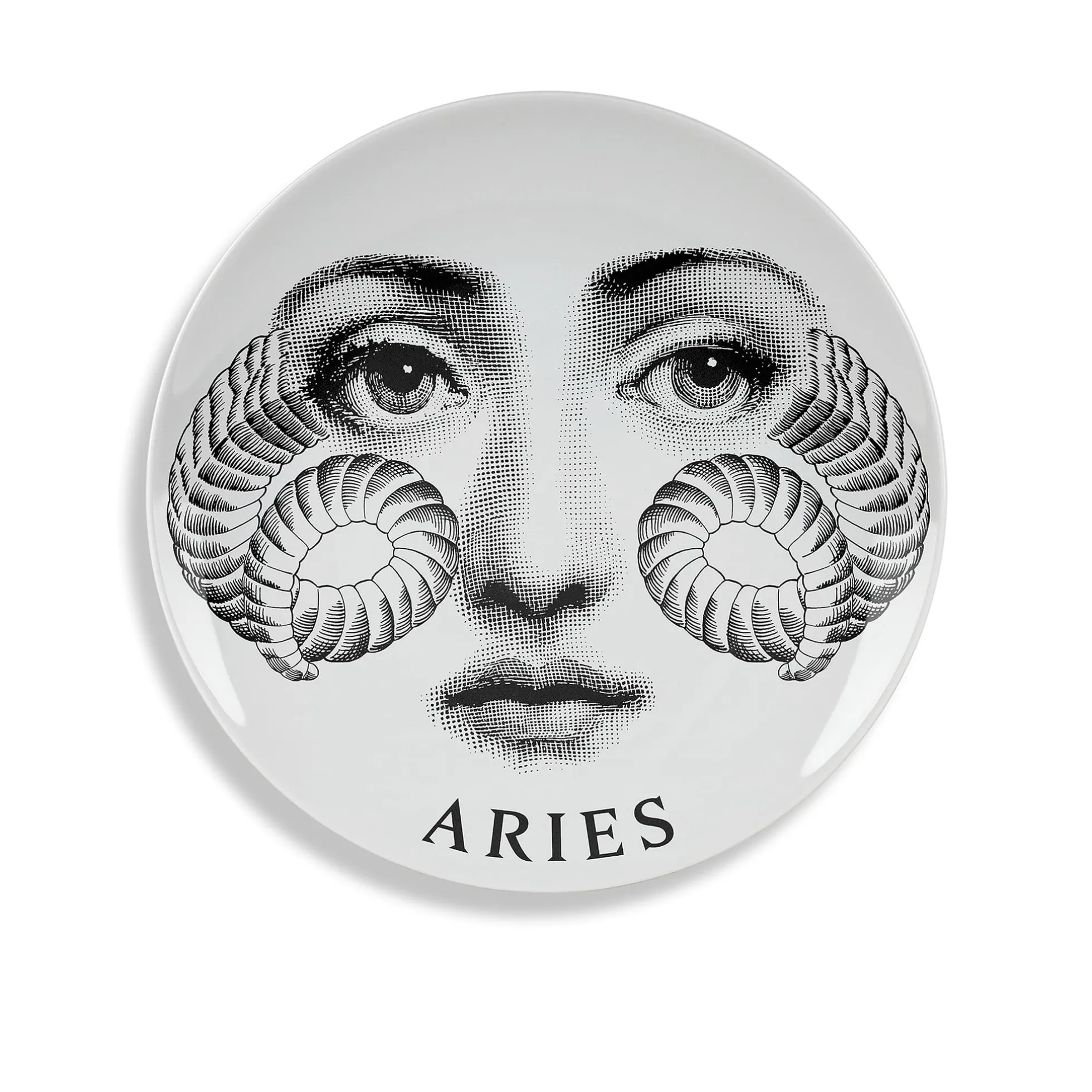 Piatto Zodiaco Ariete Tema e Variazioni N. 348 - Fornasetti