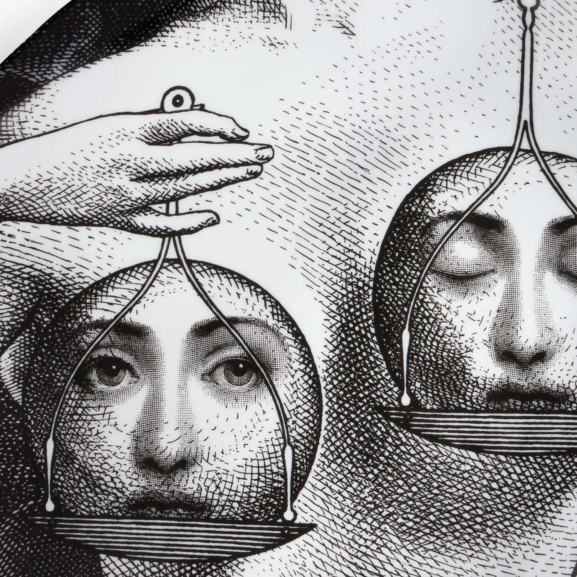 Piatto Zodiaco Bilancia Tema e Variazioni N. 354 - Fornasetti