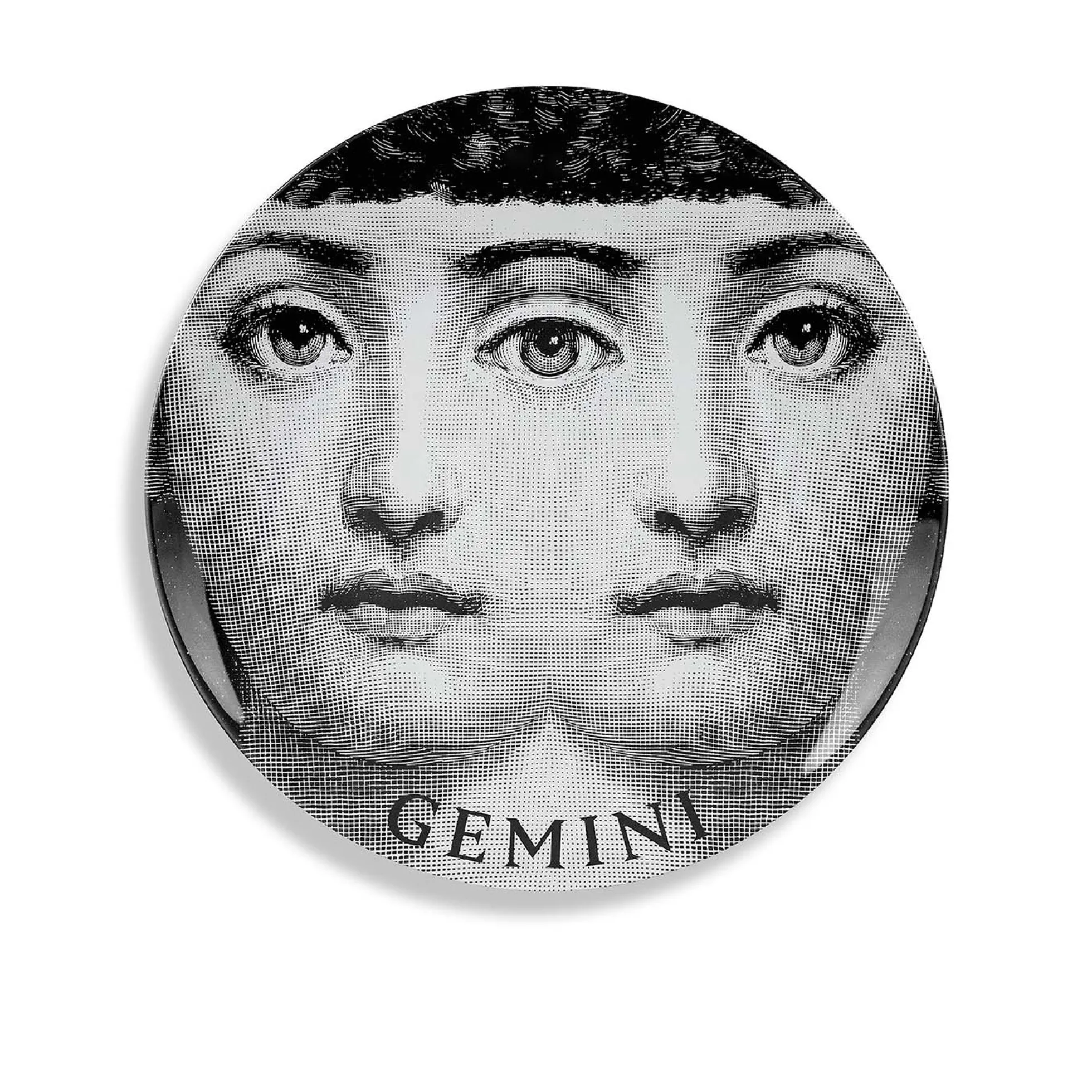Piatto Zodiaco Gemelli Tema e Variazioni N. 350 - Fornasetti