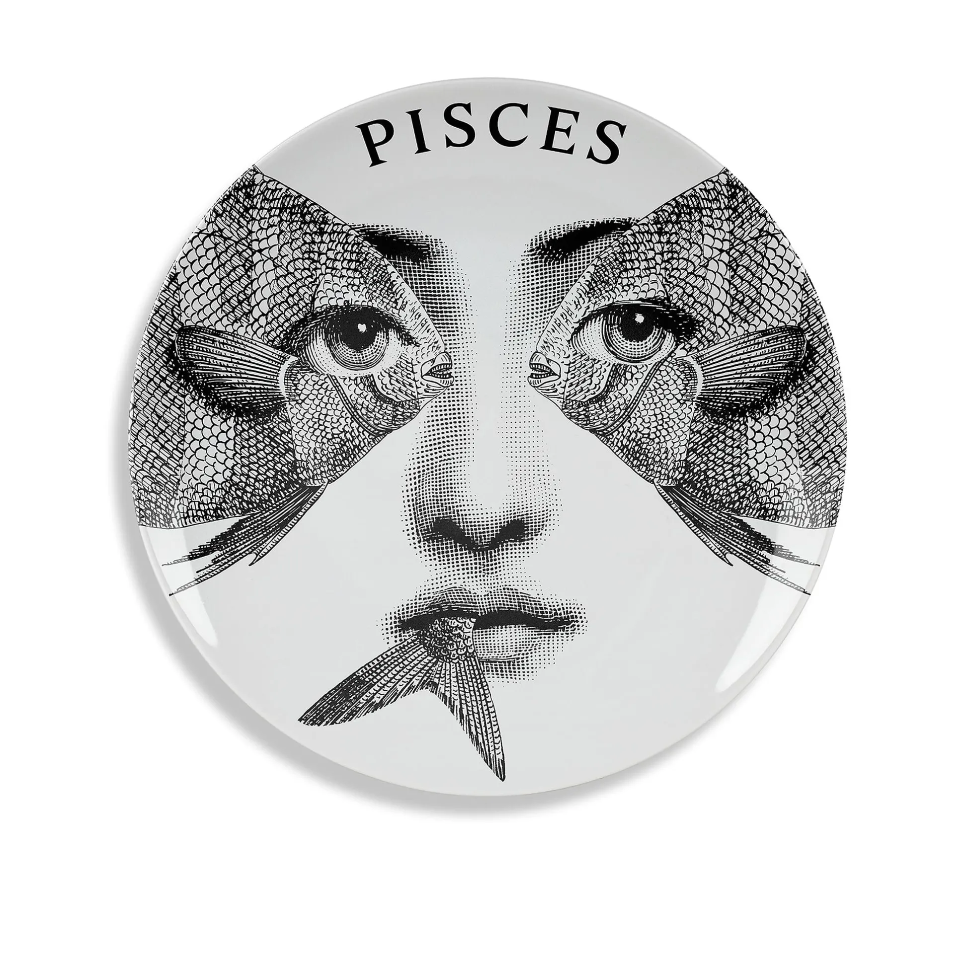 Piatto Zodiaco Pesci Tema e Variazioni N. 359 - Fornasetti