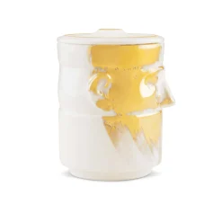Porta Candela Il Seguace White/Gold - Ginori