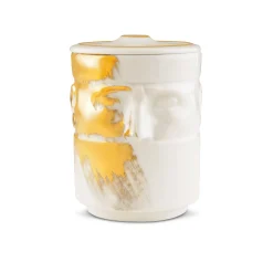 Porta Candela Il Seguace White/Gold - Ginori