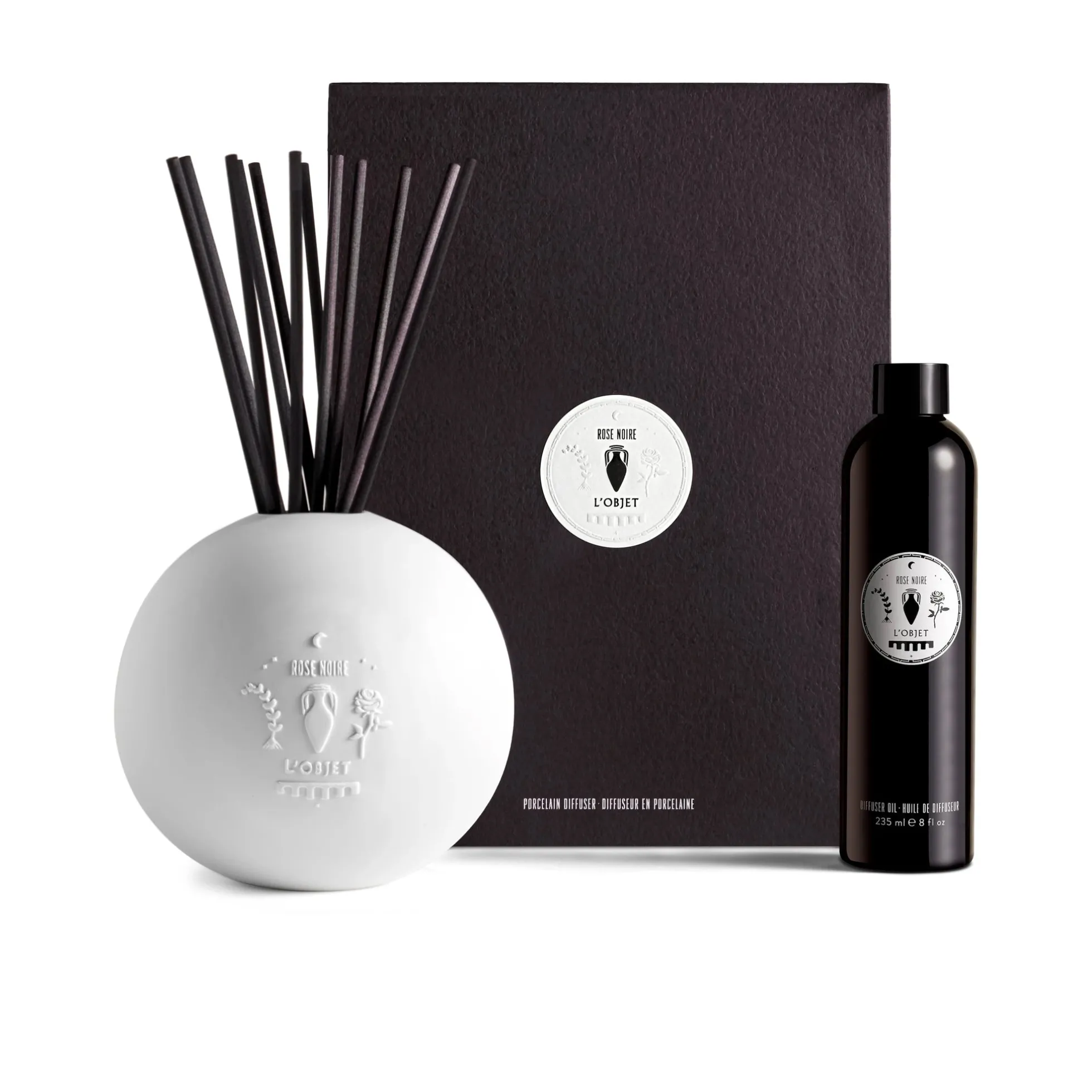 Rose Noire Diffuser Porcelain Set - L'Objet