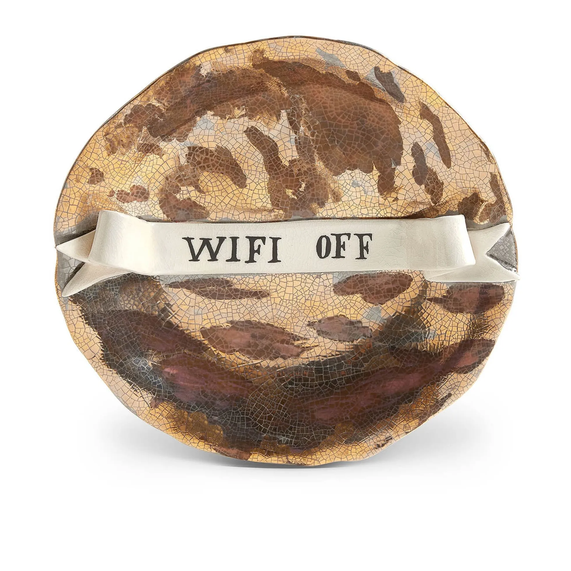 Ruan Hoffman Plate With Ribbon Wifi Off - L'Objet