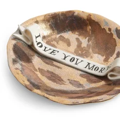 Ruan Hoffman Plate with Ribbon Love You More - LObjet