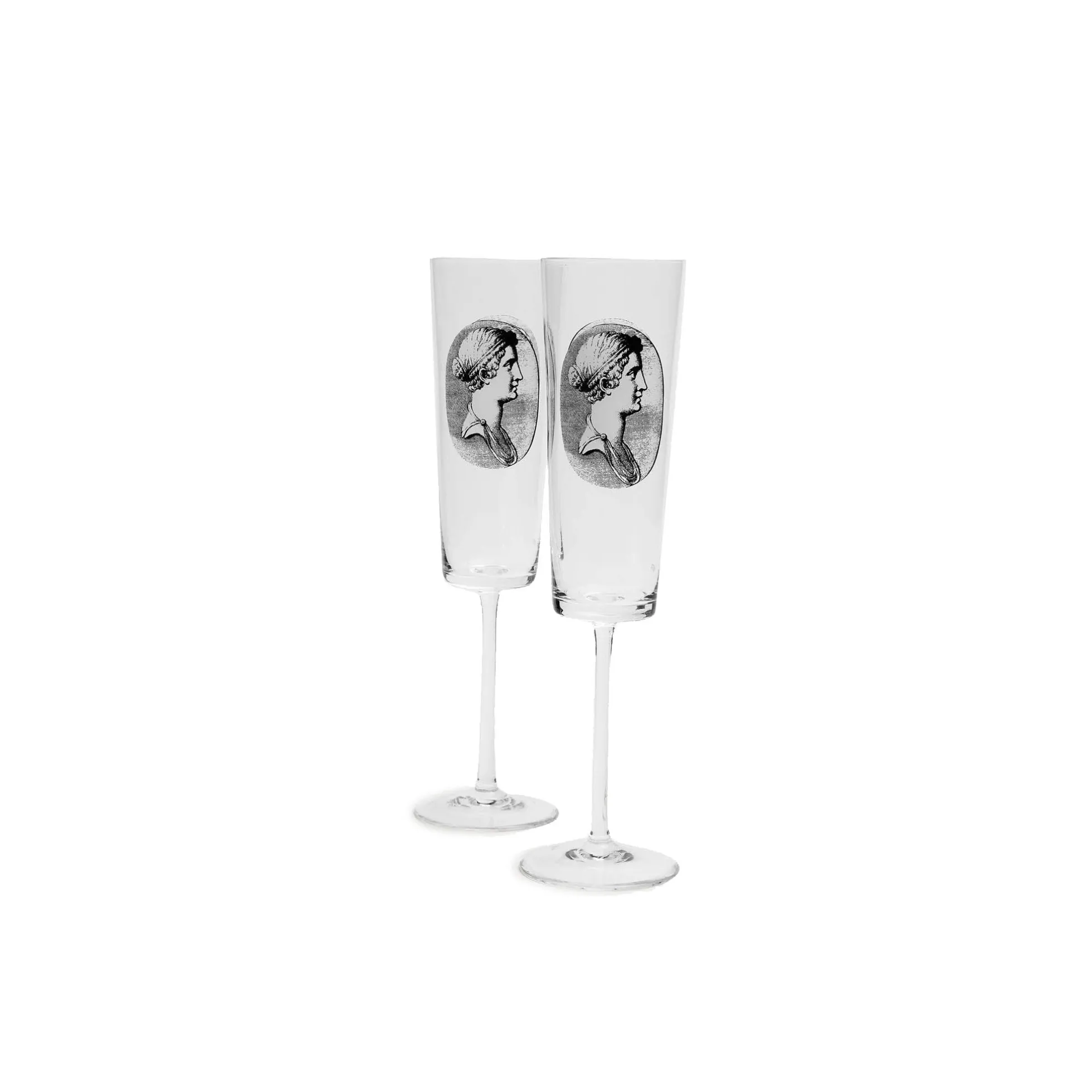 Set 2 Flute Cammei - Fornasetti