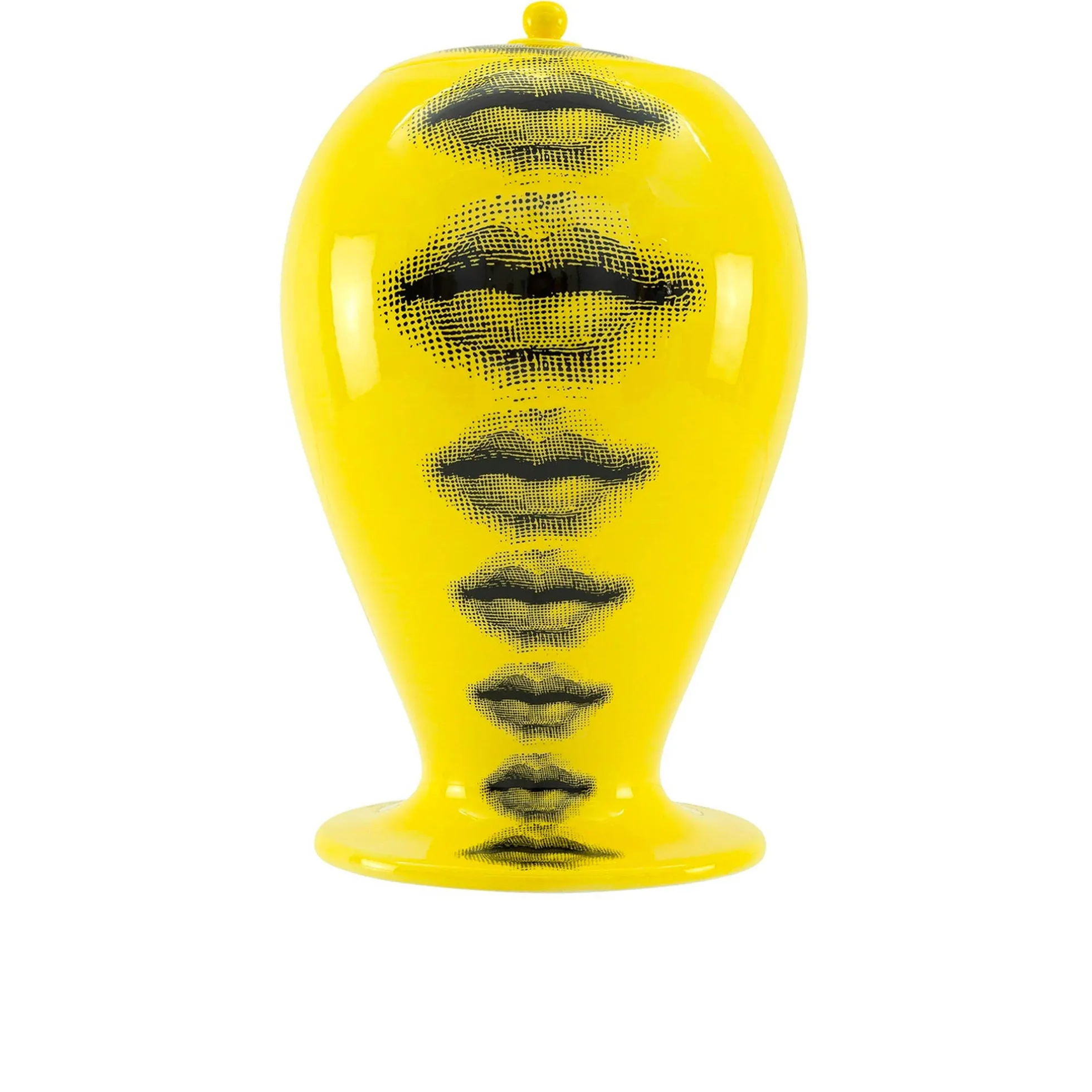 Vaso Bocche Giallo - Fornasetti